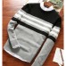 Sweater Men 2018 New Arrival Casual Pullover Men Autumn Round Neck Patchwork Quality Knitted Brand Male Sweaters B0275