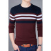 Sweater Men 2018 New Arrival Casual Pullover Men Autumn Round Neck Patchwork Quality Knitted Brand Male Sweaters B0275