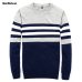 Sweater Men 2018 New Arrival Casual Pullover Men Autumn Round Neck Patchwork Quality Knitted Brand Male Sweaters B0275