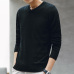 Sweater Men 2019 Autumn Casual Pullovers Men V-Neck Solid Cotton Knitted Brand Clothing Slim Fit Male Sweaters Pull Homme