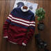 Sweater Men 2019 New Arrival Casual Pullover Men Autumn Round Neck Patchwork Quality Knitted Brand Male Sweaters