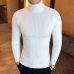 Turtleneck Men Sweater Christmas Cotton Male Sweater Winter Pullover Turtle Neck Men's Jumper White Mens Knitwear Pull Homme