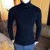 Turtleneck Men Sweater Christmas Cotton Male Sweater Winter Pullover Turtle Neck Men's Jumper White Mens Knitwear Pull Homme