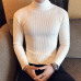 Turtleneck Men Sweater Christmas Cotton Male Sweater Winter Pullover Turtle Neck Men's Jumper White Mens Knitwear Pull Homme