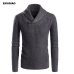 Turtleneck Sweater Men Pullover Coat 2019 New Men Winter Fashion Solid Sweaters Casual Warm Knitting Jumper Sweater Male Coats