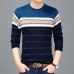 VISADA JAUNA 2017 New Style Autumn Casual Fashion Mens O-neck Sweater Slim Fit Knitting Pullover Plus Size Men's Sweater N6620