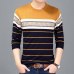 VISADA JAUNA 2017 New Style Autumn Casual Fashion Mens O-neck Sweater Slim Fit Knitting Pullover Plus Size Men's Sweater N6620