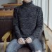 Varsanol Brand New Casual Turtleneck Sweater Men Pullovers Autumn Fashion Style Sweater Solid Slim Fit Knitwear Full Sleeve Coat