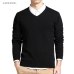 Varsanol Cotton Sweater Men Long Sleeve Pullovers Outwear Man V-Neck sweaters Tops Loose Solid Fit Knitting Clothing 8Colors New