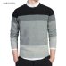 Varsanol Cotton Sweater Men Long Sleeve Pullovers Outwear Man V-Neck sweaters Tops Loose Solid Fit Knitting Clothing 8Colors New