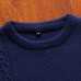 Varsanol Men's Sweater Pullovers O Neck Cotton Knit Sweater Coat Winter Casual Long Sleeve Sweaters Homme Knitting Solid Tops