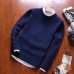 Varsanol Men's Sweater Pullovers O Neck Cotton Knit Sweater Coat Winter Casual Long Sleeve Sweaters Homme Knitting Solid Tops