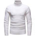 Winter High Neck Thick Warm Sweater Men Turtleneck Brand Mens Sweaters Slim Fit Pullover Men Knitwear Male Double collar