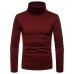 Winter Men'S Sweater 2019 New Spring Men'S Turtleneck Solid Color Casual Sweater Men's Slim Fit Brand Knitted Pullovers