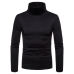 Winter Men'S Sweater 2019 New Spring Men'S Turtleneck Solid Color Casual Sweater Men's Slim Fit Brand Knitted Pullovers