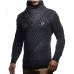 ZOGAA Men Sweaters 2018 Brand New Warm Pullover Sweaters Man Casual Knitwear Winter Men Black Sweatwer XXXL Computer Knitted