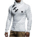 ZOGAA Men Sweaters 2018 Brand New Warm Pullover Sweaters Man Casual Knitwear Winter Men Black Sweatwer XXXL Computer Knitted