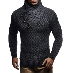 ZOGAA Men Sweaters 2018 Brand New Warm Pullover Sweaters Man Casual Knitwear Winter Men Black Sweatwer XXXL Computer Knitted