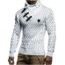 ZOGAA Mens Sweaters 2019 Warm Hedging Turtleneck Pullover Sweater Man Casual Knitwear Slim Winter Sweater Male Brand Clothing