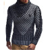 ZOGAA Mens Sweaters 2019 Warm Hedging Turtleneck Pullover Sweater Man Casual Knitwear Slim Winter Sweater Male Brand Clothing