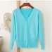 2017 Spring Cardigan Women Korean V Neck Knitted Cardigan Feminino Ladies Long Sleeve Loose Buttons Cardigan Thin Coat ZY3603