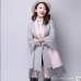 2018 Autumn New Women's Elegant Socialite Cashmere Tassel Cardigan Sweaters Batwing Sleeves Scarf Cape Outwear Good Quality