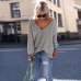 2018 Autumn Winter Sweaters Women Fashion Warm Pullover Women Knitted Sweater Female V-Neck Long Sleeve Loose Sweater Knitted