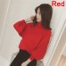 2018 New Winter Women Sweaters Fashion Turtleneck Batwing Sleeve Pullovers Loose Knitted Sweaters Female Jumper Tops