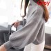 2018 New Winter Women Sweaters Fashion Turtleneck Batwing Sleeve Pullovers Loose Knitted Sweaters Female Jumper Tops