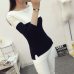 2018 Sweater Women Fashionable High Elastic Knitted Split Autumn Winter Sweaters Pullovers Female Tricot Jumper Femme SW542