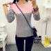 2018 Sweater Women Fashionable High Elastic Knitted Split Autumn Winter Sweaters Pullovers Female Tricot Jumper Femme SW542