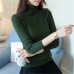 2018New Winter Thick Warm Women Turtleneck Sweaters Pullovers Knit Long Sleeve Bottoming Sweater Female Jumper Tops 10 colors 26