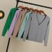 2019 Autumn New Women Knitted Cardigan Fashion V-Neck Long Sleeve Solid Cardigan Sweater Single Button Casual Knit Coat PZ624