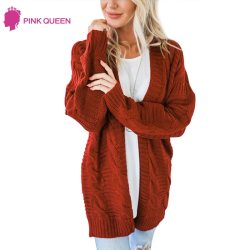 2019 Autumn Twist Long Sleeve Cardigan Feminino Loose Sweater Women Winter Plus Size Knitted Cardigan Women's Coats Outerwear