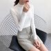 2019 Autumn Winter Women Pullovers Sweater Knitted Korean Elasticity Casual Jumper Fashion Slim Turtleneck Warm Female Sweaters