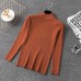 2019 Autumn Winter Women Pullovers Sweater Knitted Korean Elasticity Casual Jumper Fashion Slim Turtleneck Warm Female Sweaters