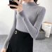 2019 Autumn Winter Women Pullovers Sweater Knitted Korean Elasticity Casual Jumper Fashion Slim Turtleneck Warm Female Sweaters