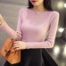 2019 Autumn winter cashmere sweater women fashion sexy big Slash neck women sweaters pullover warm Long sleeve Knitted Sweaters