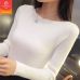 2019 Autumn winter cashmere sweater women fashion sexy big Slash neck women sweaters pullover warm Long sleeve Knitted Sweaters