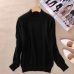 2019 Fashion Cashmere Blended Knitted Sweater Women Tops Autumn Winter Turtleneck Pullovers Female Long Sleeve Solid Color