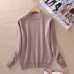 2019 Fashion Cashmere Blended Knitted Sweater Women Tops Autumn Winter Turtleneck Pullovers Female Long Sleeve Solid Color