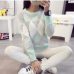 2019 Female Pullovers Winter Sweater Fashion Women Spring Autumn Pullover Long Sleeve Plaid Casual Ladies Sweaters