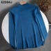 2019 Knitted Women high neck Sweater Pullovers Turtleneck Autumn Winter Basic Women Sweaters Slim Fit Black