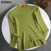 2019 Knitted Women high neck Sweater Pullovers Turtleneck Autumn Winter Basic Women Sweaters Slim Fit Black