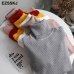 2019 Knitted Women high neck Sweater Pullovers Turtleneck Autumn Winter Basic Women Sweaters Slim Fit Black