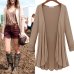 2019 NEW Women Fashion Cotton Top Thin Blouse Long Sleeve Summer Cardigan Sweater Coat Big Size Flounce Plus Size