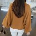 2019 New Winter Women Sweaters Fashion Turtleneck Batwing Sleeve Pullovers Loose Knitted Sweaters Female Jumper Tops