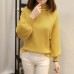 2019 New Winter Women Sweaters Fashion Turtleneck Batwing Sleeve Pullovers Loose Knitted Sweaters Female Jumper Tops