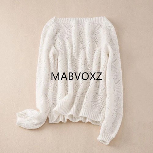 2019 New Women Mohair Pull Sweater Soft Long Sleeve Sweet Top