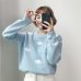 2019 Women Sweaters And Pullovers Long sleeve Knitted Women's Sweater Female Winter V Neck Jumper Sueter Mujer Pull Femme